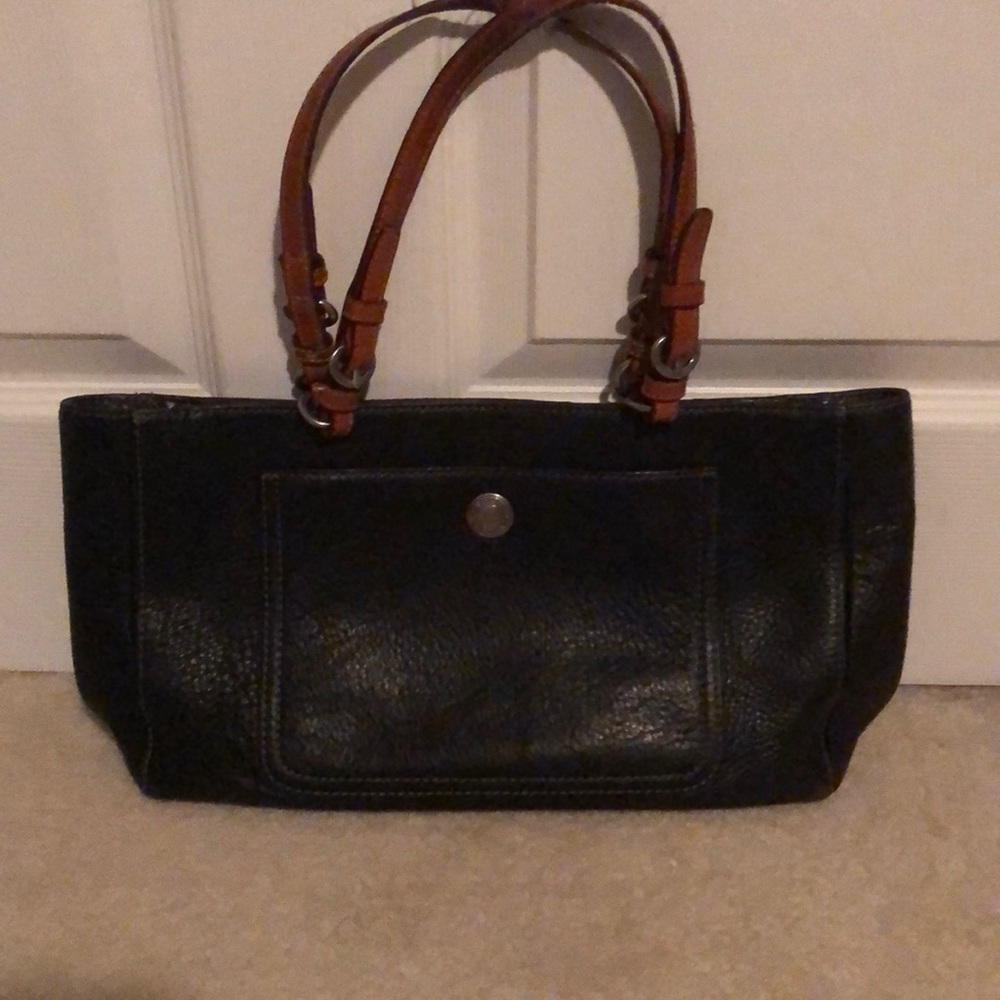 Coach Black Leather Bag